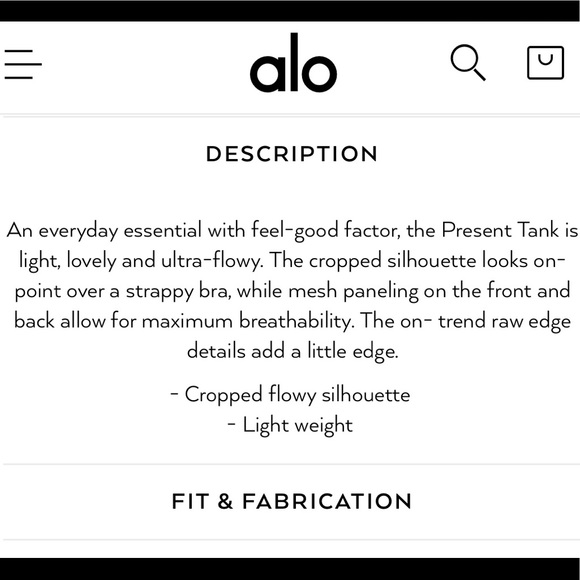 ALO Yoga Present Tank - Picture 7 of 8